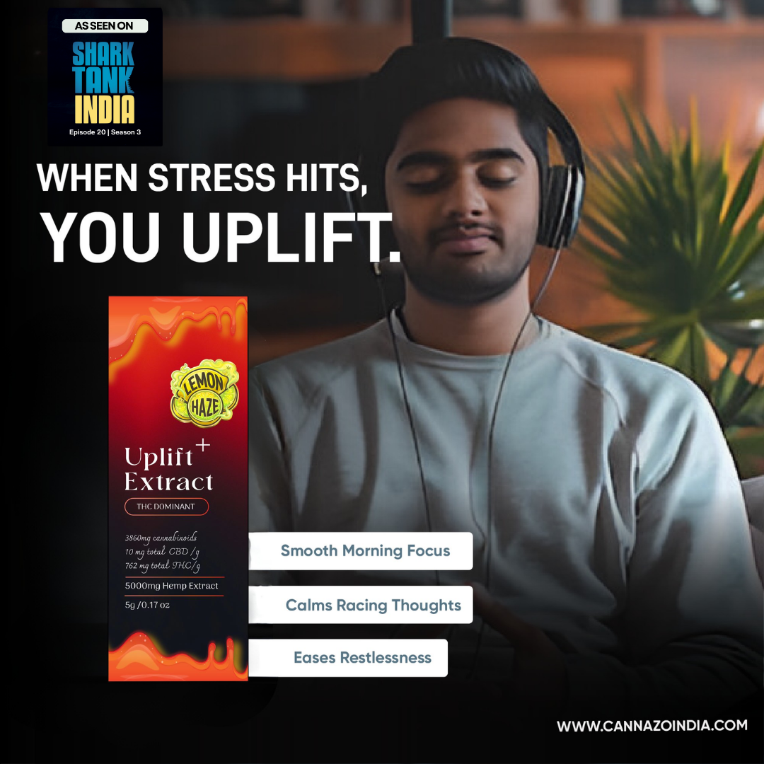 Uplift Plus: THC-Dominant Full-Spectrum Extract for Chronic Pain, De-Addiction and Insomnia