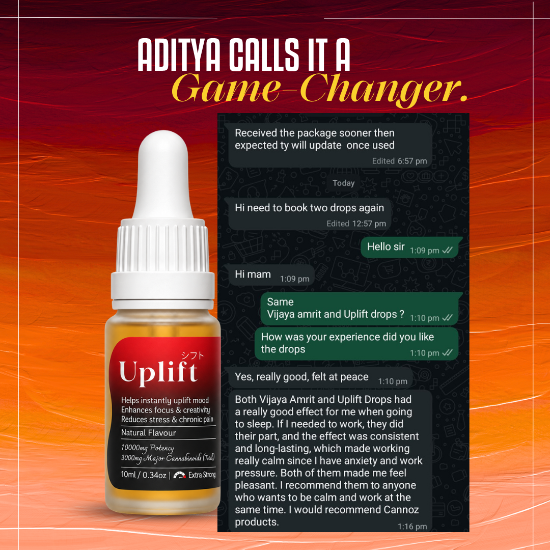 Uplift Drops: Strong Oil for Depression, Chronic Pain and Insomnia
