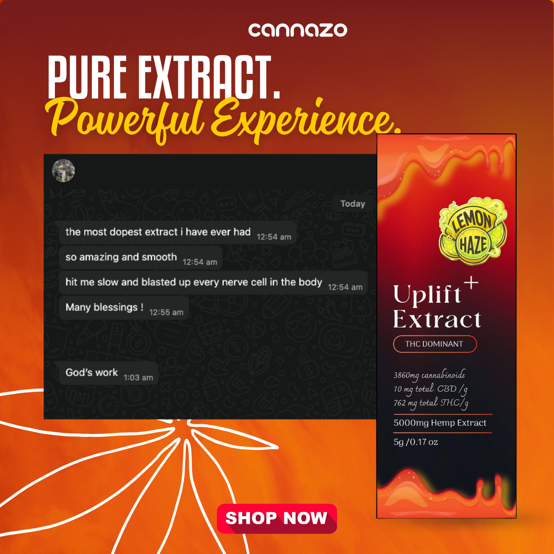 Uplift Plus: THC-Dominant Full-Spectrum Extract for Chronic Pain, De-Addiction and Insomnia