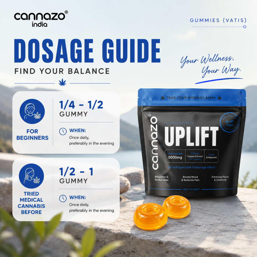 Uplift Gummies (Vatis) – Craft Cola | 500mg | Support for De-addiction, Euphoria & Depression