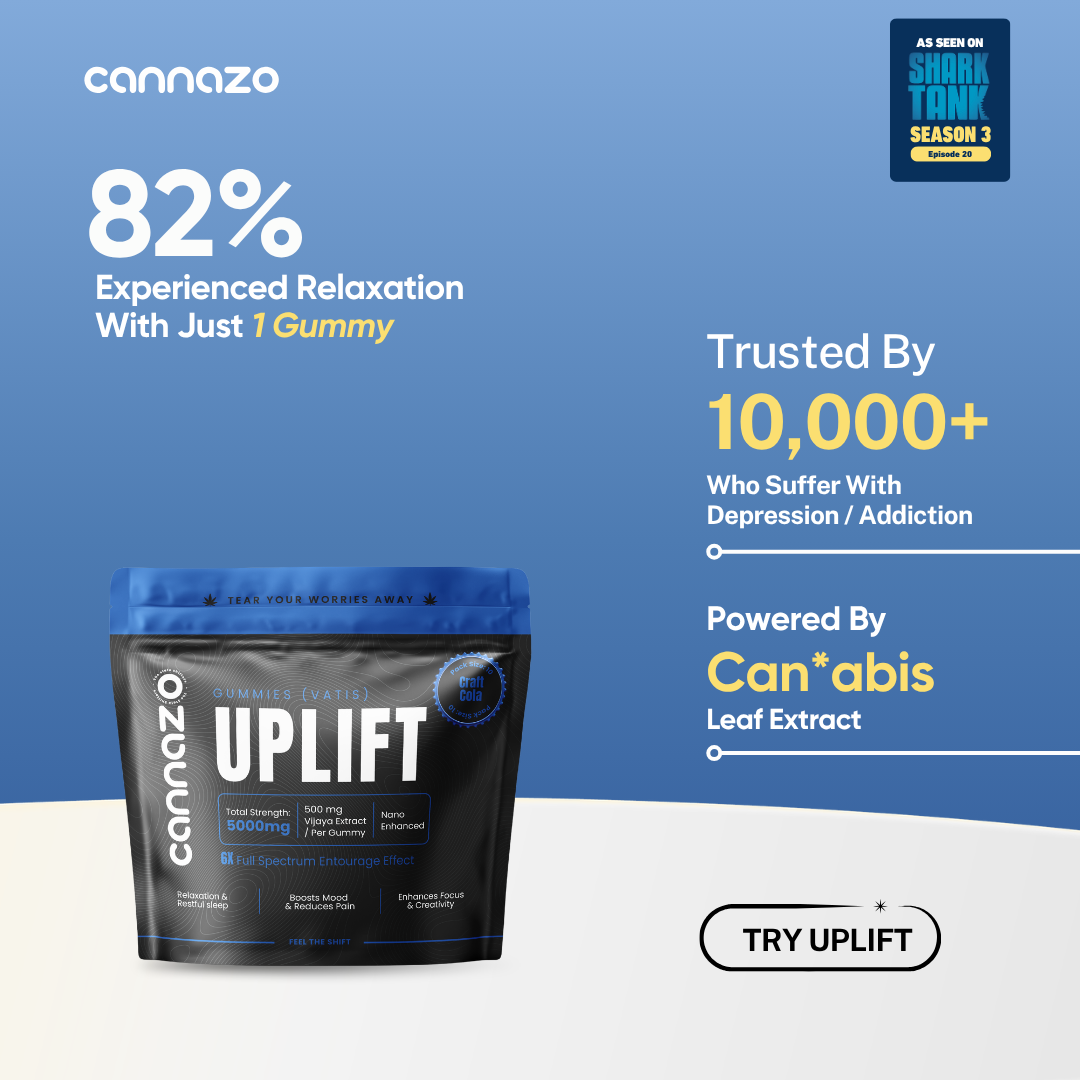 Uplift Gummies (Vatis) – Craft Cola | 500mg | Support for De-addiction, Euphoria & Depression