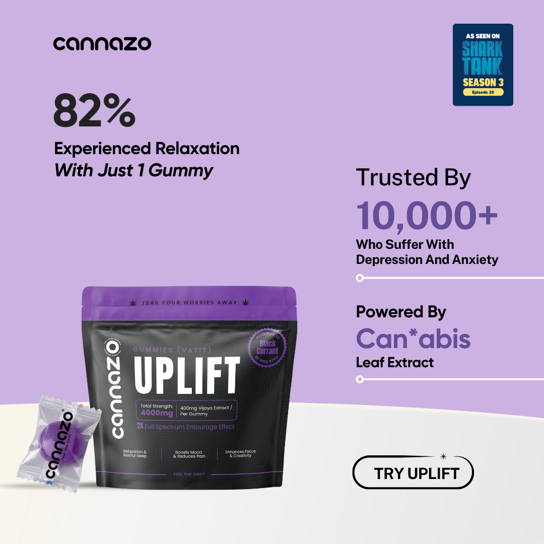 [Pre-order] Uplift Gummies (Vatis) – Black Currant – THC Dominant. for Depression, Chronic Pain and Insomnia, De-addiction | 400mg