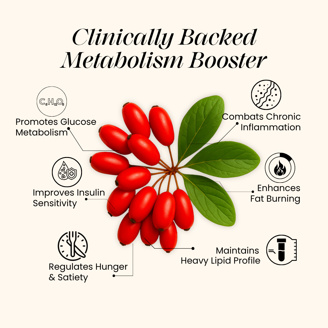 Liposomal Berberine 98% HCl+ - India's First High-Absorption Formula for Blood Sugar, Weight and Hormonal Balance