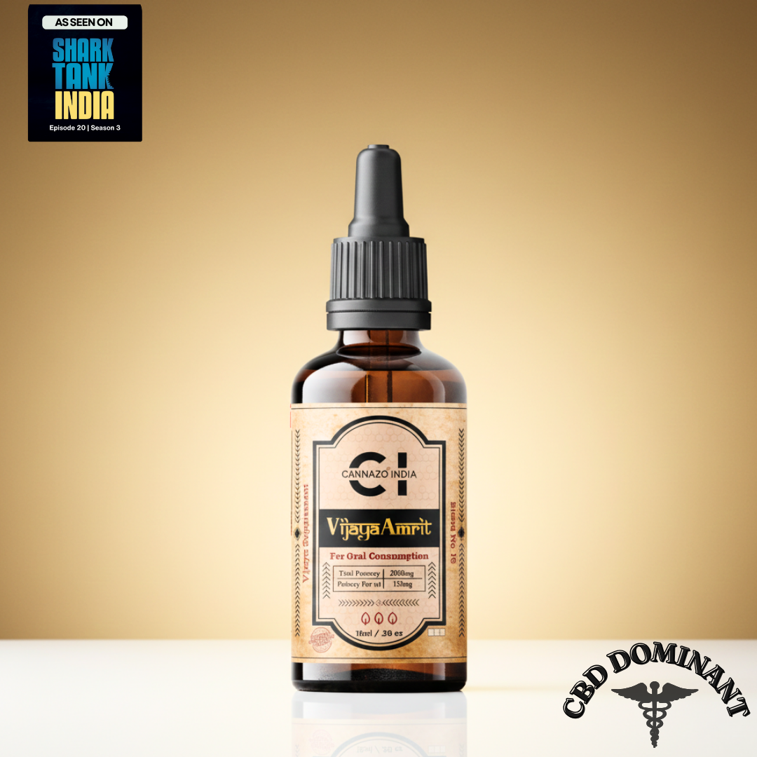 Vijaya Amrit: CBD-Rich Full-Spectrum Vijaya Extract for Anxiety and Mood Balance
