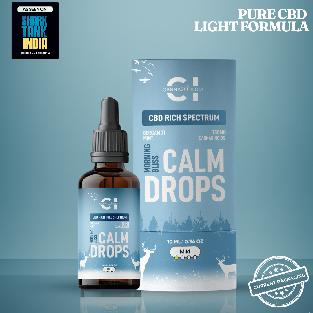 Calm Drops: CBD-Dominant Cannabis Drops for Stress, Anxiety and Mood Support