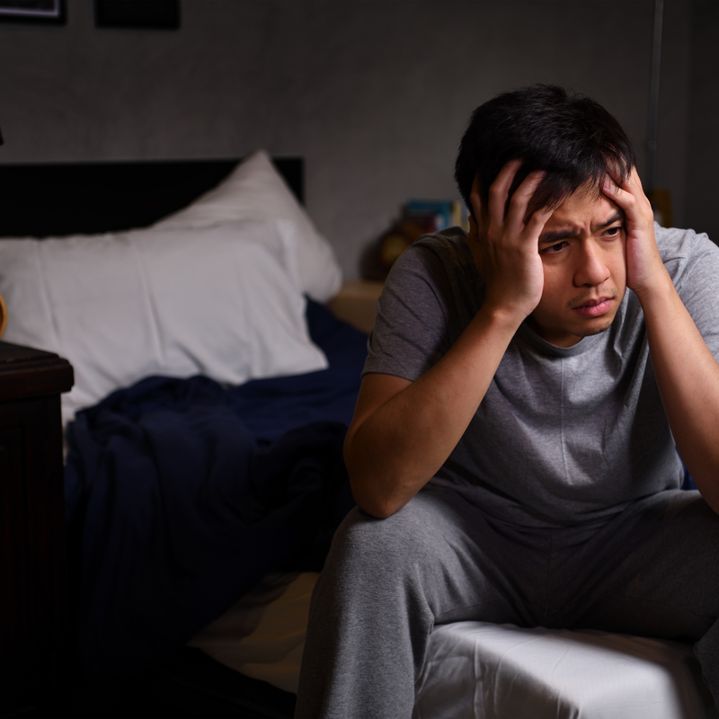 People Struggling With Insomnia