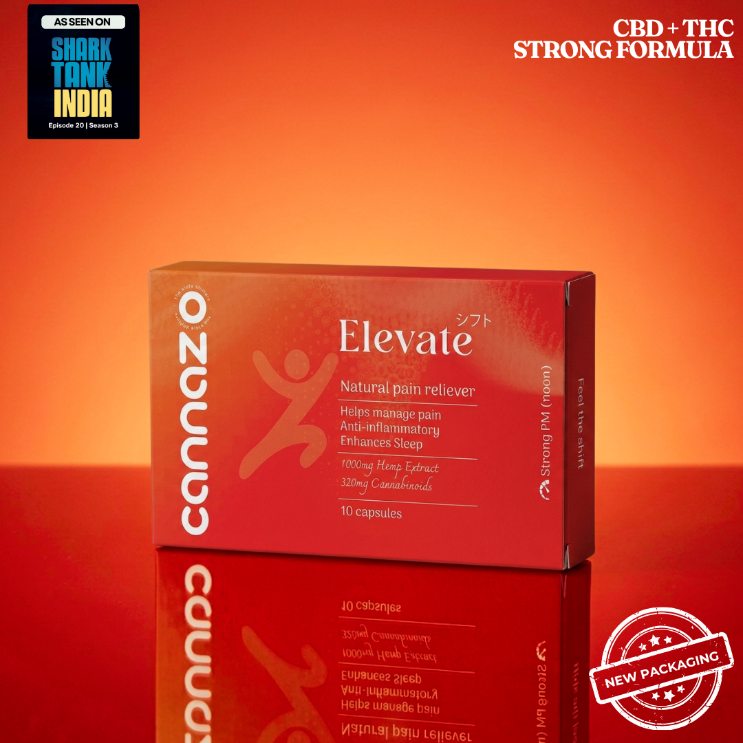 Elevate + (Pain) Capsules 100mg - CBD+THC Formula