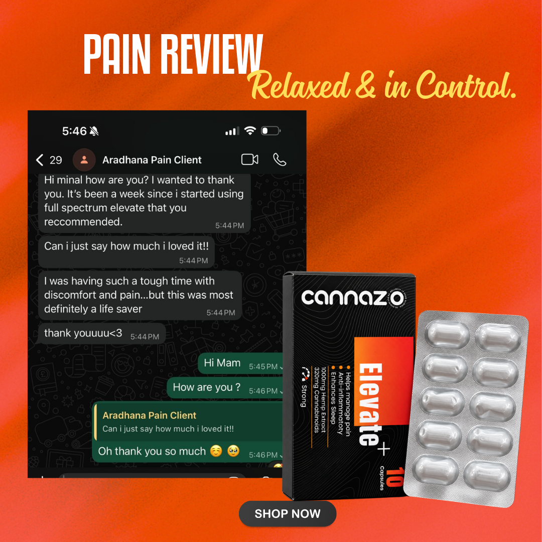 Elevate PLUS+ 100mg RSO extract Pain Capsules – CBD + THC for Chronic Pain & Inflammation Relief
