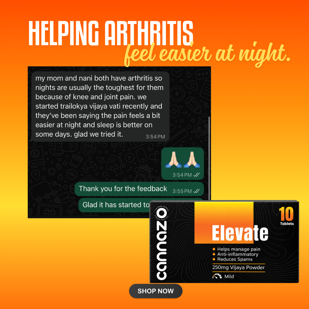 Elevate 500mg Pain Tablets – Natural Support for Mild to Moderate Pain, Joint Pain & Inflammation