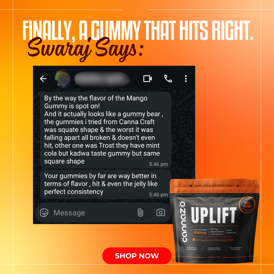 Uplift Gummies(Vati) - THC Dominant. (Mango) Instant Uplift