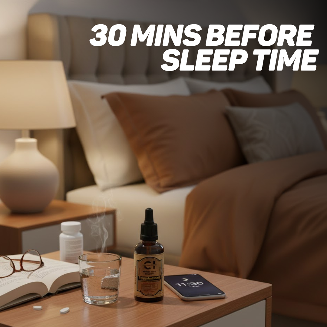 Take 30-60 Minutes Before Bed