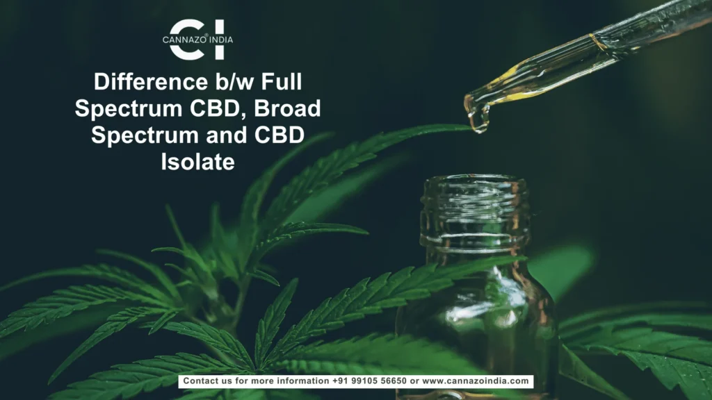 difference b/w full spectrum broad spectrum and cbd isolate