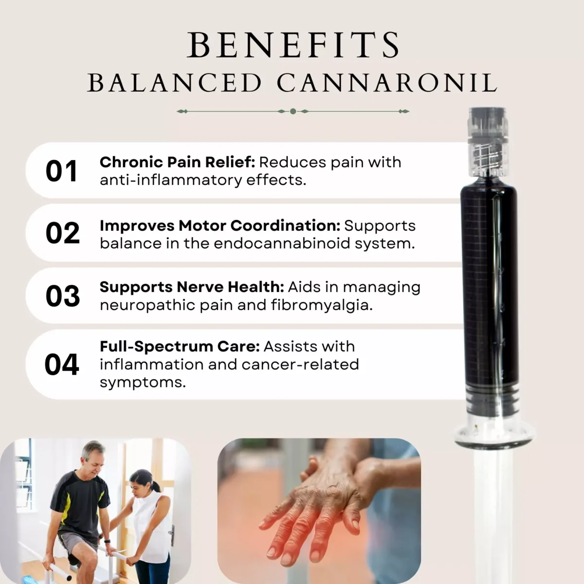 4.b Cannaronil Balanced Cannazo India - BENEFITS