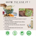 Cannazo India Hemp Hearts HOW TO USE