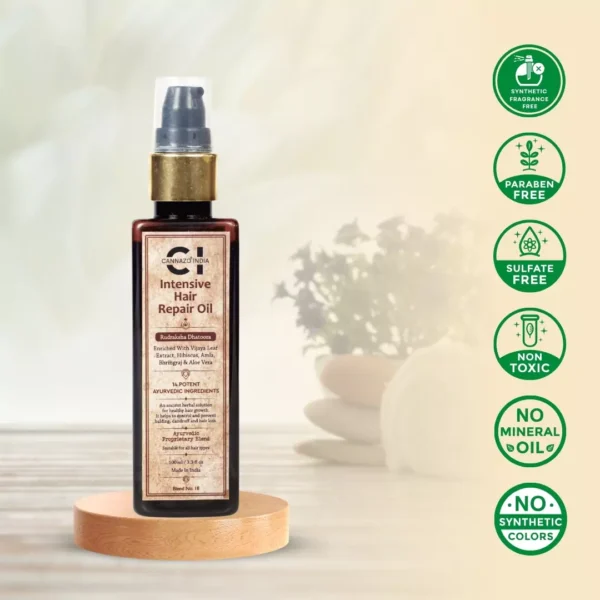 Cannazo India Intensive Hair Repair Oil FEATURES