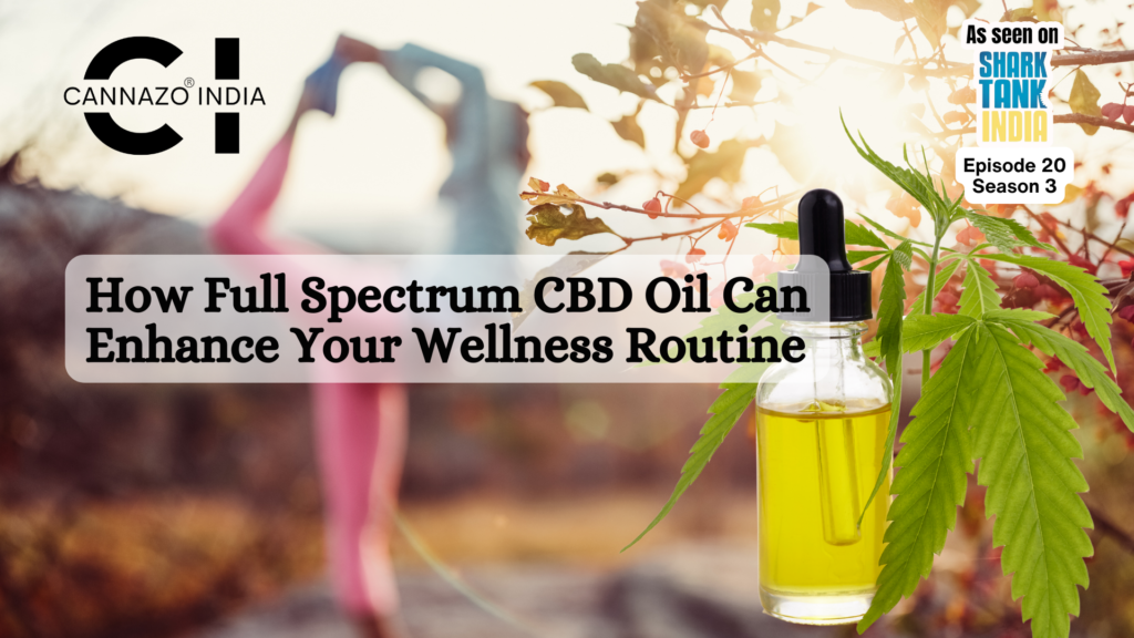 How Full Spectrum CBD Oil Can Enhance Your Wellness Routine