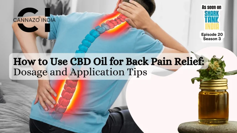 How to use Cbd Oil for Back Pain Relief Tips